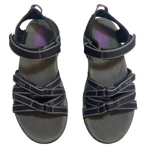 Teva Tirra Hiking Sandals Black Grey Womens 7.5 UK 5.5 EU 38.5